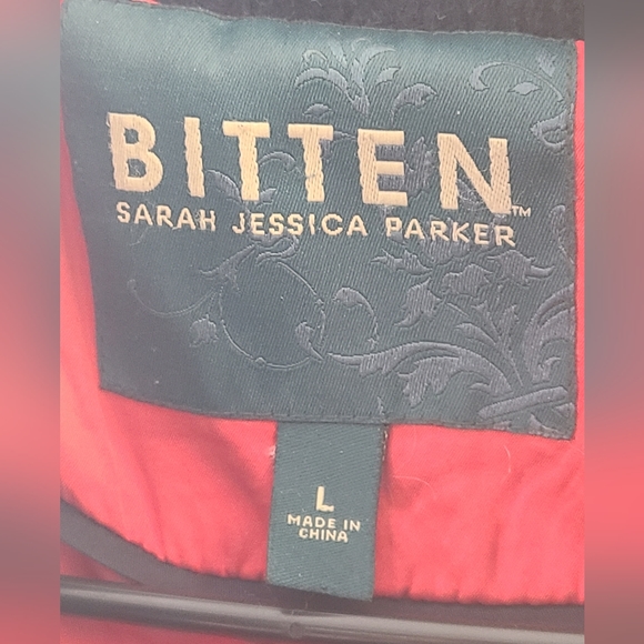 Bitten by Sarah Jessica Parker Navy Blue Coat - Large - Picture 2 of 7